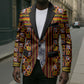Cameroon Toghu Blazer Vibrant Bamenda Tribal - Authentic African Folk Art