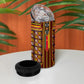 Cameroon Toghu 4 in 1 Can Cooler Tumbler Vibrant Bamenda Tribal - Authentic African Folk Art