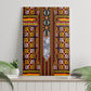 Cameroon Toghu Canvas Wall Art Vibrant Bamenda Tribal - Authentic African Folk Art