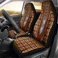 Cameroon Toghu Car Seat Cover Vibrant Bamenda Tribal - Authentic African Folk Art