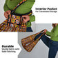 Cameroon Toghu Grocery Bag Vibrant Bamenda Tribal - Authentic African Folk Art