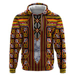 Cameroon Toghu Hoodie Vibrant Bamenda Tribal - Authentic African Folk Art