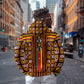 Cameroon Toghu Hoodie Vibrant Bamenda Tribal - Authentic African Folk Art