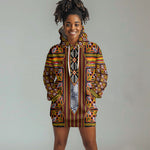 Cameroon Toghu Hoodie Dress Vibrant Bamenda Tribal - Authentic African Folk Art