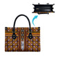 Cameroon Toghu Leather Bag Vibrant Bamenda Tribal - Authentic African Folk Art
