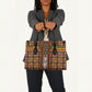 Cameroon Toghu Leather Bag Vibrant Bamenda Tribal - Authentic African Folk Art