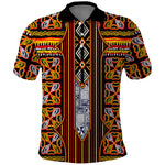 Cameroon Toghu Polo Shirt Vibrant Bamenda Tribal - Authentic African Folk Art