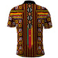 Cameroon Toghu Polo Shirt Vibrant Bamenda Tribal - Authentic African Folk Art