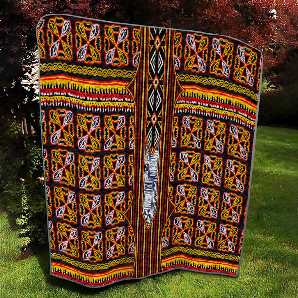 Cameroon Toghu Quilt Vibrant Bamenda Tribal - Authentic African Folk Art