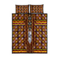 Cameroon Toghu Quilt Bed Set Vibrant Bamenda Tribal - Authentic African Folk Art