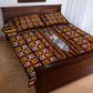 Cameroon Toghu Quilt Bed Set Vibrant Bamenda Tribal - Authentic African Folk Art
