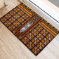 Cameroon Toghu Rubber Doormat Vibrant Bamenda Tribal - Authentic African Folk Art