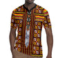 Cameroon Toghu Rugby Jersey Vibrant Bamenda Tribal - Authentic African Folk Art
