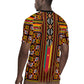 Cameroon Toghu Rugby Jersey Vibrant Bamenda Tribal - Authentic African Folk Art