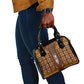 Cameroon Toghu Shoulder Handbag Vibrant Bamenda Tribal - Authentic African Folk Art