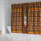 Cameroon Toghu Shower Curtain Vibrant Bamenda Tribal - Authentic African Folk Art