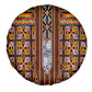 Cameroon Toghu Spare Tire Cover Vibrant Bamenda Tribal - Authentic African Folk Art