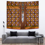 Cameroon Toghu Tapestry Vibrant Bamenda Tribal - Authentic African Folk Art