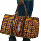 Cameroon Toghu Travel Bag Vibrant Bamenda Tribal - Authentic African Folk Art