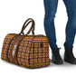 Cameroon Toghu Travel Bag Vibrant Bamenda Tribal - Authentic African Folk Art