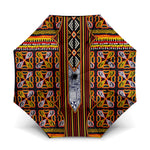 Cameroon Toghu Umbrella Vibrant Bamenda Tribal - Authentic African Folk Art