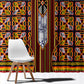 Cameroon Toghu Window Curtain Vibrant Bamenda Tribal - Authentic African Folk Art