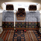 Cameroon Toghu Ethnic Heritage Back Car Seat Cover Traditional Bamenda Embroidery Style - African Tribal Motifs