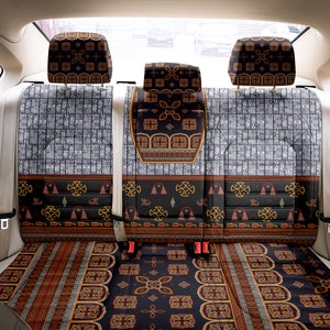 Cameroon Toghu Ethnic Heritage Back Car Seat Cover Traditional Bamenda Embroidery Style - African Tribal Motifs