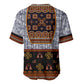 Cameroon Toghu Ethnic Heritage Baseball Jersey Traditional Bamenda Embroidery Style - African Tribal Motifs