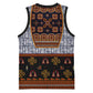 Cameroon Toghu Ethnic Heritage Basketball Jersey Traditional Bamenda Embroidery Style - African Tribal Motifs