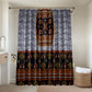 Cameroon Toghu Ethnic Heritage Bathroom Set Traditional Bamenda Embroidery Style - African Tribal Motifs
