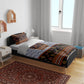 Cameroon Toghu Ethnic Heritage Bedding Set Traditional Bamenda Embroidery Style - African Tribal Motifs