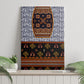 Cameroon Toghu Ethnic Heritage Canvas Wall Art Traditional Bamenda Embroidery Style - African Tribal Motifs