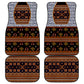 Cameroon Toghu Ethnic Heritage Car Mats Traditional Bamenda Embroidery Style - African Tribal Motifs