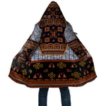 Cameroon Toghu Ethnic Heritage Cloak Traditional Bamenda Embroidery Style - African Tribal Motifs