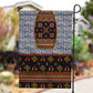 Cameroon Toghu Ethnic Heritage Garden Flag Traditional Bamenda Embroidery Style - African Tribal Motifs