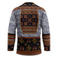 Cameroon Toghu Ethnic Heritage Hockey Jersey Traditional Bamenda Embroidery Style - African Tribal Motifs