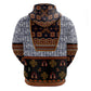 Cameroon Toghu Ethnic Heritage Hoodie Traditional Bamenda Embroidery Style - African Tribal Motifs