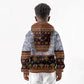 Cameroon Toghu Ethnic Heritage Kid Hoodie Traditional Bamenda Embroidery Style - African Tribal Motifs