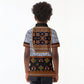 Cameroon Toghu Ethnic Heritage Kid Polo Shirt Traditional Bamenda Embroidery Style - African Tribal Motifs