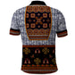Cameroon Toghu Ethnic Heritage Polo Shirt Traditional Bamenda Embroidery Style - African Tribal Motifs