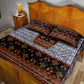 Cameroon Toghu Ethnic Heritage Quilt Bed Set Traditional Bamenda Embroidery Style - African Tribal Motifs