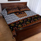 Cameroon Toghu Ethnic Heritage Quilt Bed Set Traditional Bamenda Embroidery Style - African Tribal Motifs
