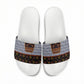 Cameroon Toghu Ethnic Heritage Slide Sandals Traditional Bamenda Embroidery Style - African Tribal Motifs