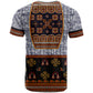 Cameroon Toghu Ethnic Heritage T shirt Traditional Bamenda Embroidery Style - African Tribal Motifs