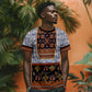 Cameroon Toghu Ethnic Heritage T shirt Traditional Bamenda Embroidery Style - African Tribal Motifs
