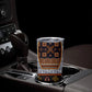 Cameroon Toghu Ethnic Heritage Tumbler Cup Traditional Bamenda Embroidery Style - African Tribal Motifs