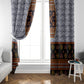 Cameroon Toghu Ethnic Heritage Window Curtain Traditional Bamenda Embroidery Style - African Tribal Motifs