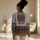 Cameroon Toghu Ethnic Heritage Women Casual Shirt Traditional Bamenda Embroidery Style - African Tribal Motifs