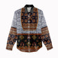 Cameroon Toghu Ethnic Heritage Women Casual Shirt Traditional Bamenda Embroidery Style - African Tribal Motifs